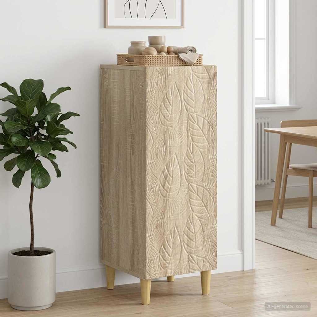 Sideboard Sonoma-eg 33 x 34,5 x 90 cm Konstrueret træ