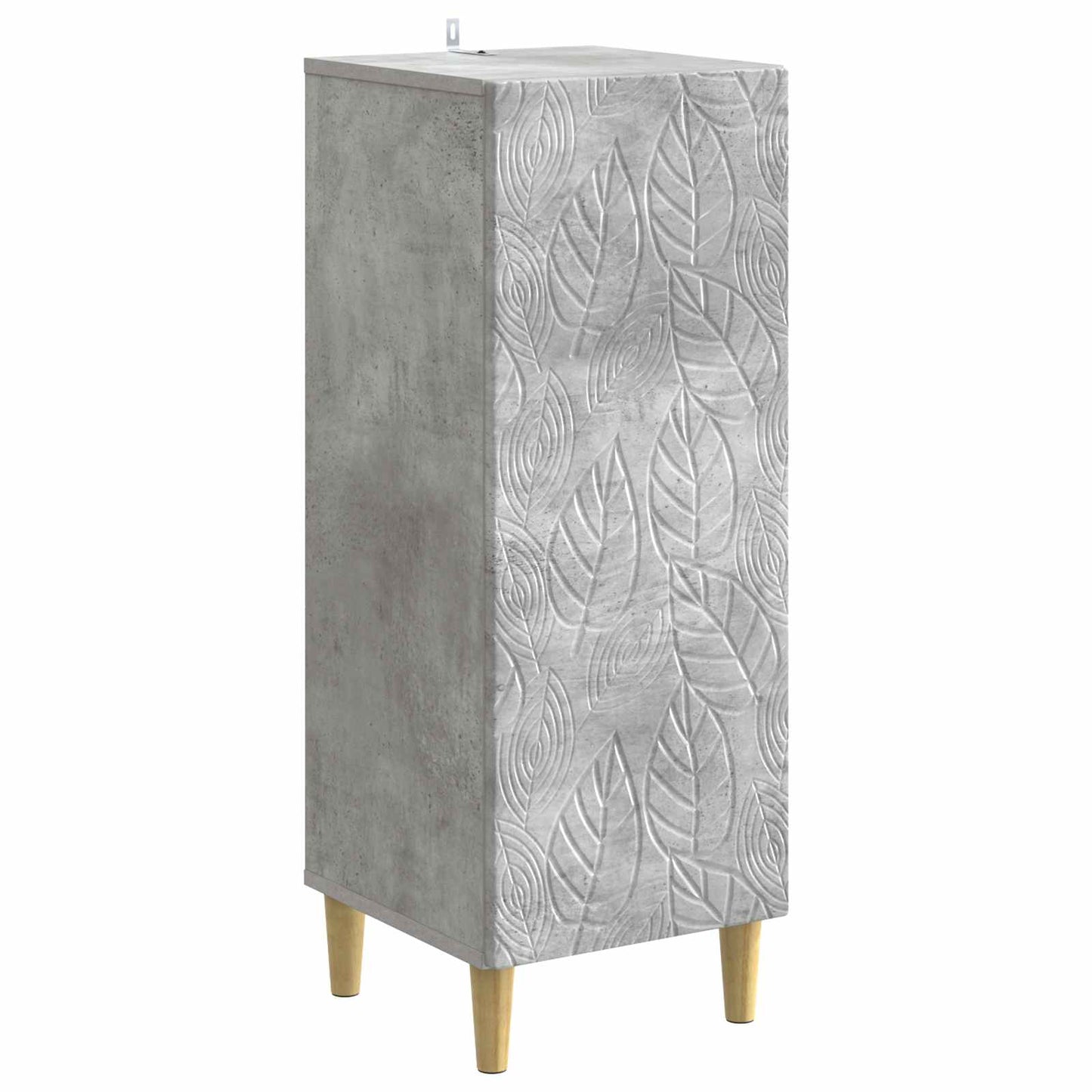 Sideboard Betongrå 33 x 34,5 x 90 cm Konstrueret træ