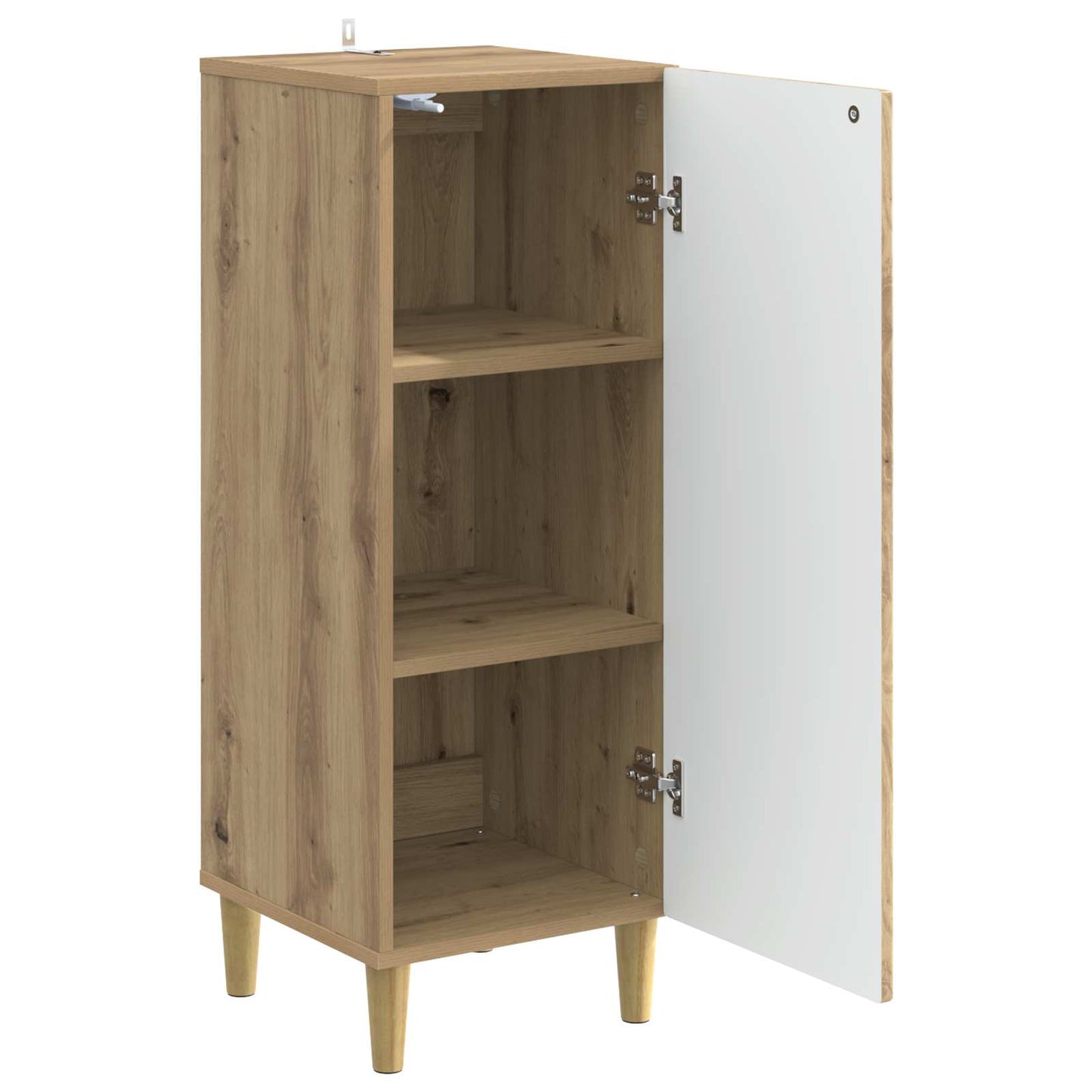 Sideboard Artisan-eg 33 x 34,5 x 90 cm Konstrueret træ