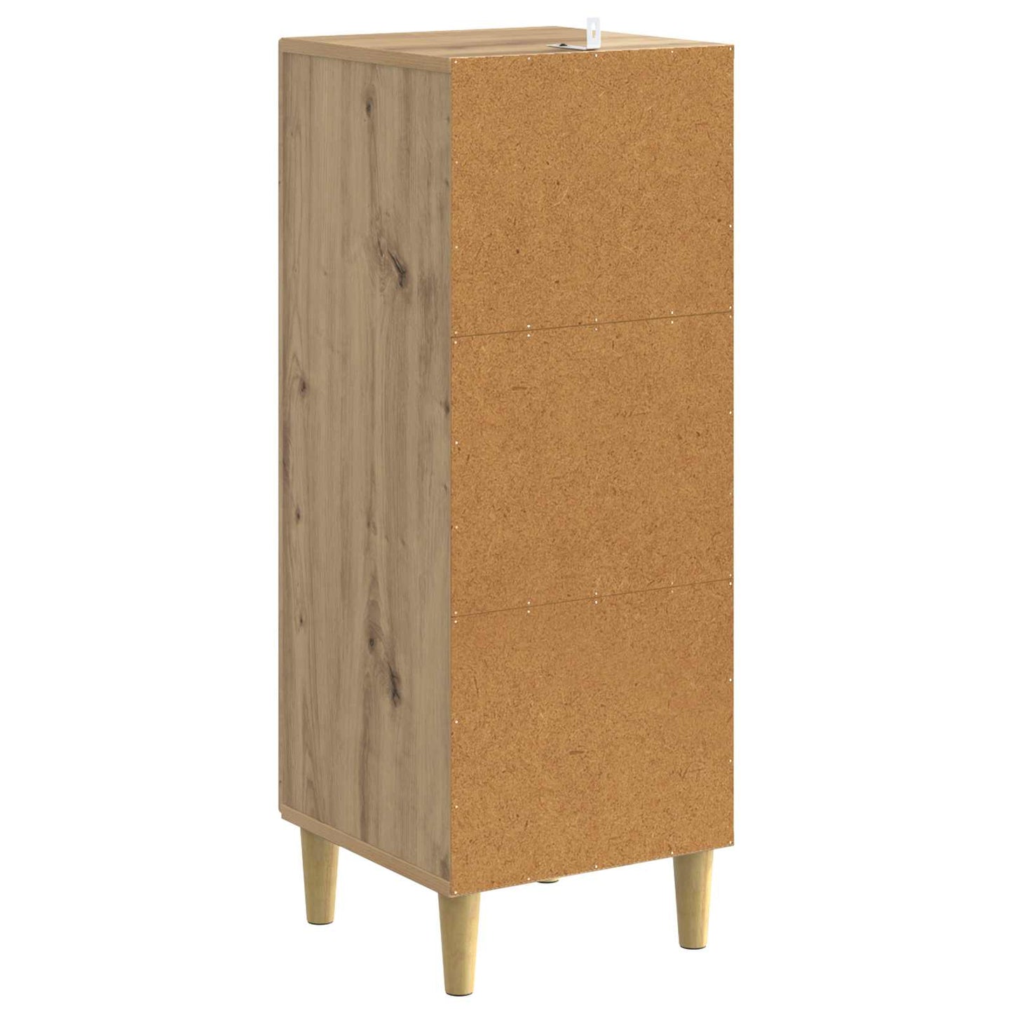 Sideboard Artisan-eg 33 x 34,5 x 90 cm Konstrueret træ