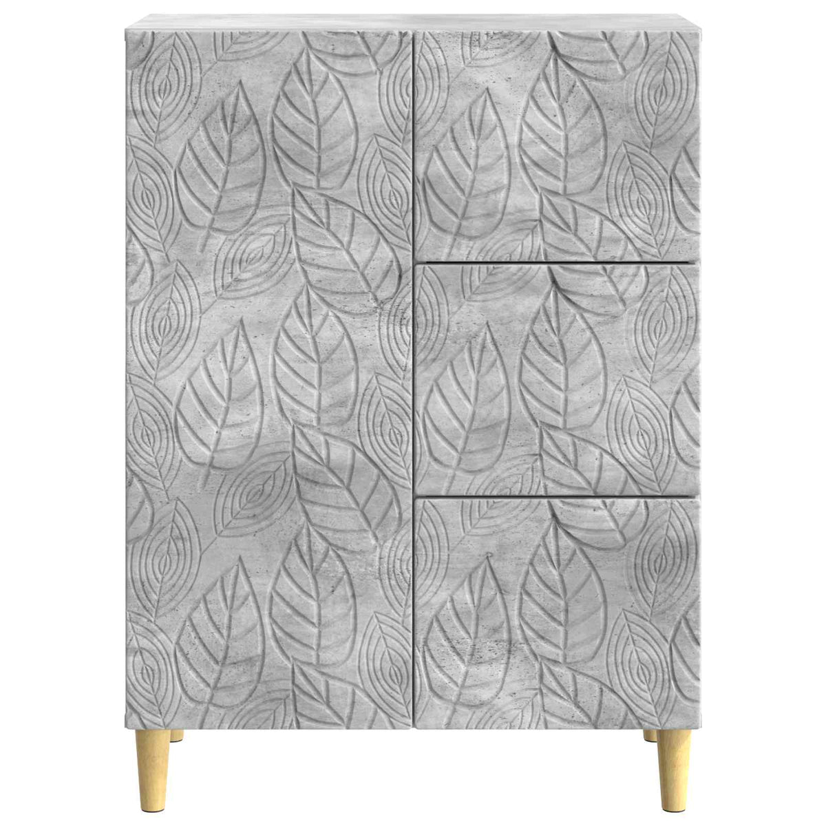 Sideboard Betongrå 66 x 34,5 x 90 cm Konstrueret træ