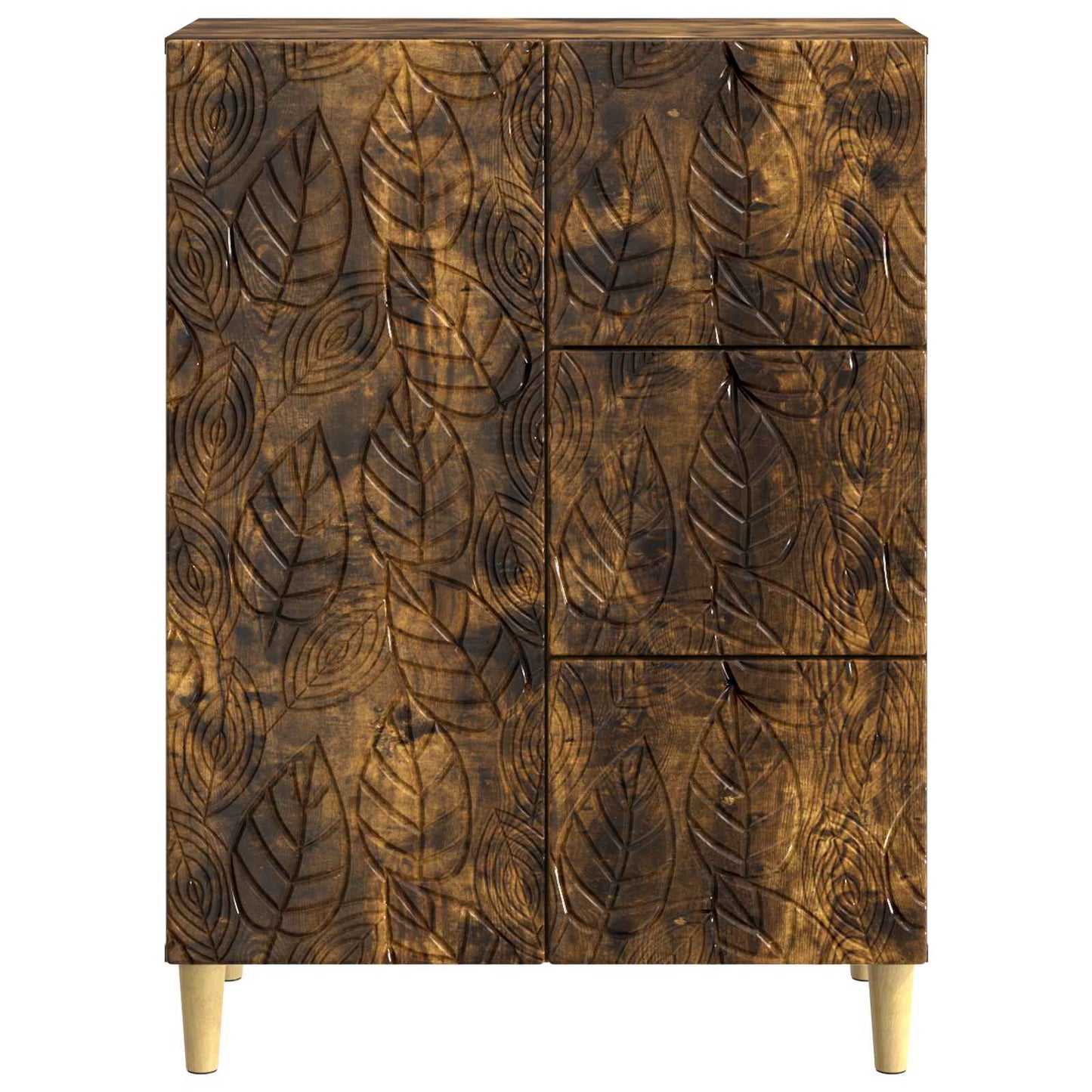 Sideboard Røget eg 66 x 34,5 x 90 cm Konstrueret træ