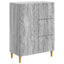 Sideboard Grå Sonoma 66 x 34,5 x 90 cm Konstrueret træ