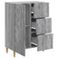 Sideboard Grå Sonoma 66 x 34,5 x 90 cm Konstrueret træ