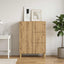 Sideboard Artisan-eg 66 x 34,5 x 90 cm Konstrueret træ