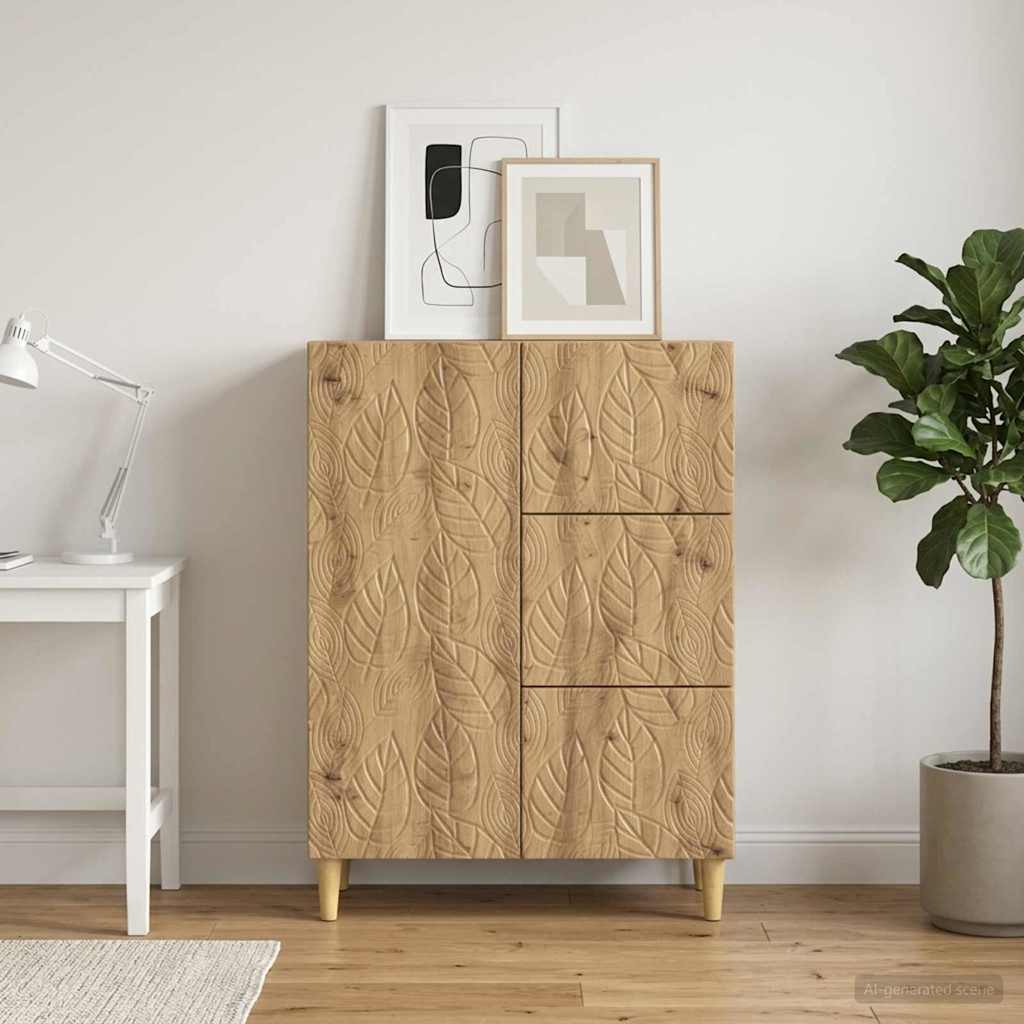 Sideboard Artisan-eg 66 x 34,5 x 90 cm Konstrueret træ