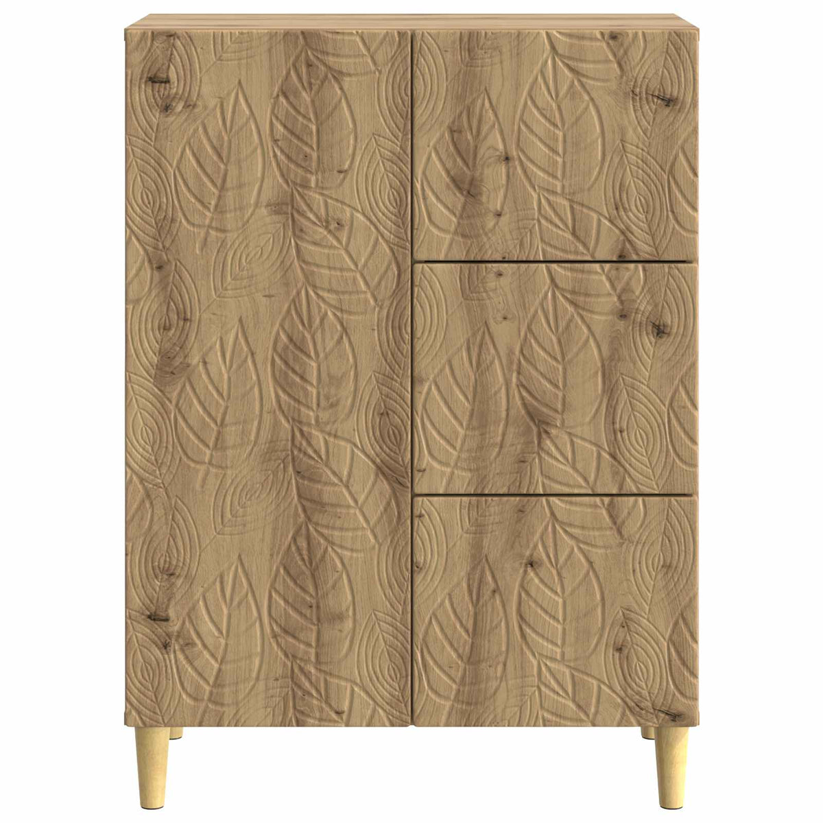 Sideboard Artisan-eg 66 x 34,5 x 90 cm Konstrueret træ