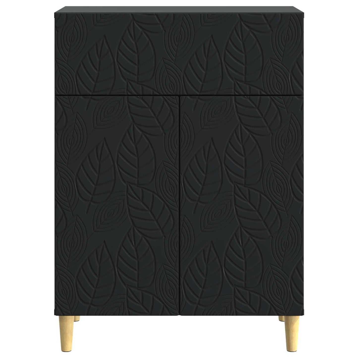 Sideboard Sort 66 x 34,5 x 90 cm Konstrueret træ