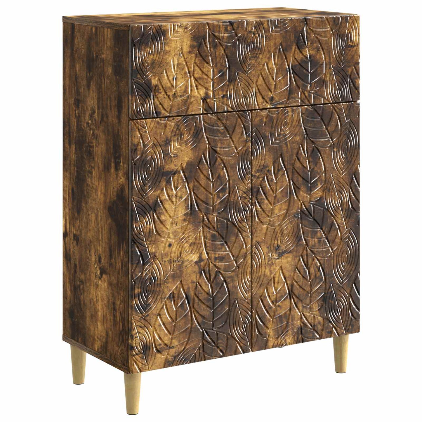Sideboard Røget eg 66 x 34,5 x 90 cm Konstrueret træ