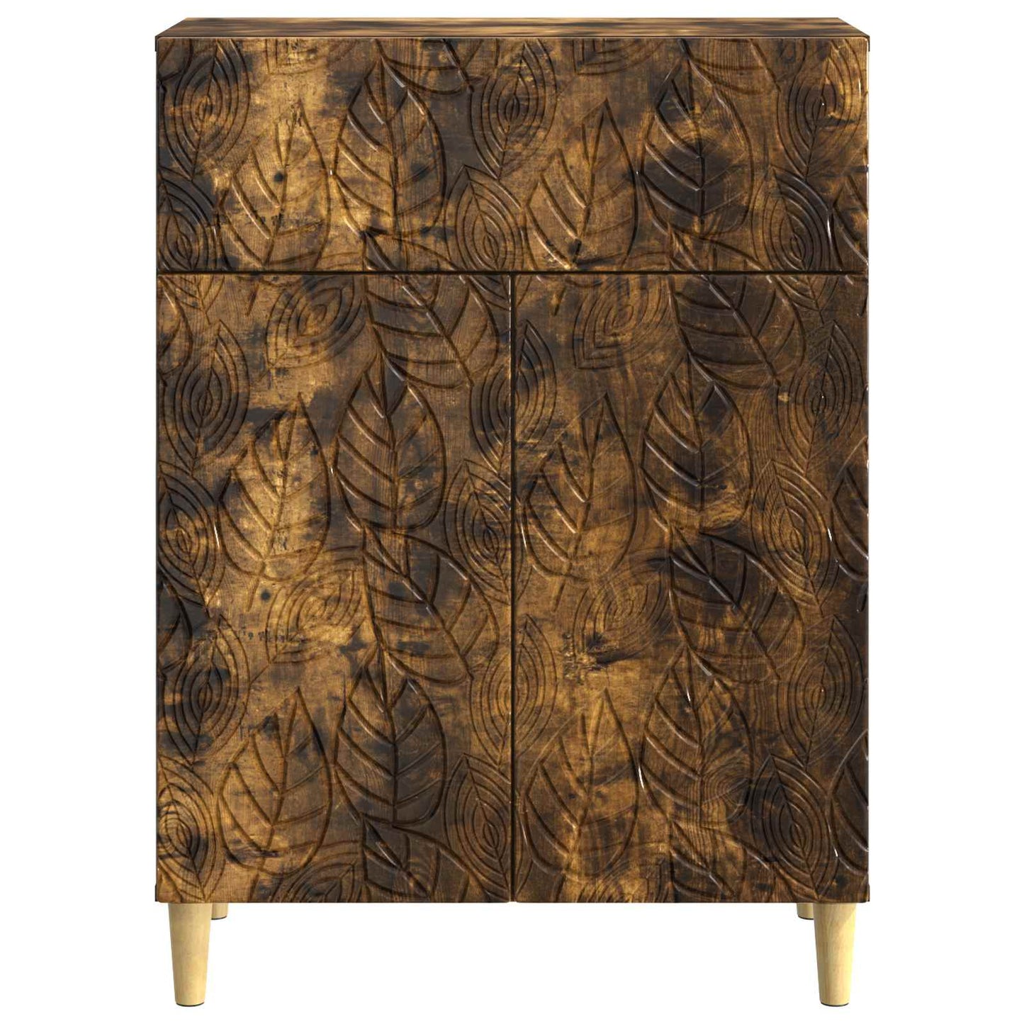 Sideboard Røget eg 66 x 34,5 x 90 cm Konstrueret træ