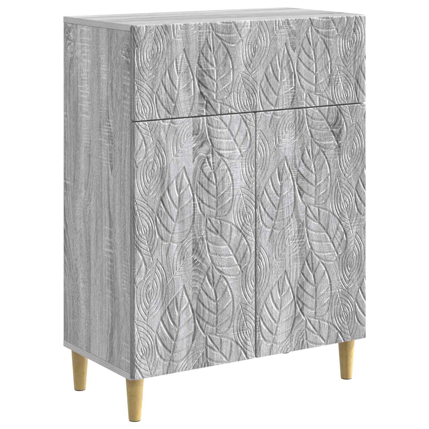 Sideboard Grå Sonoma 66 x 34,5 x 90 cm Konstrueret træ