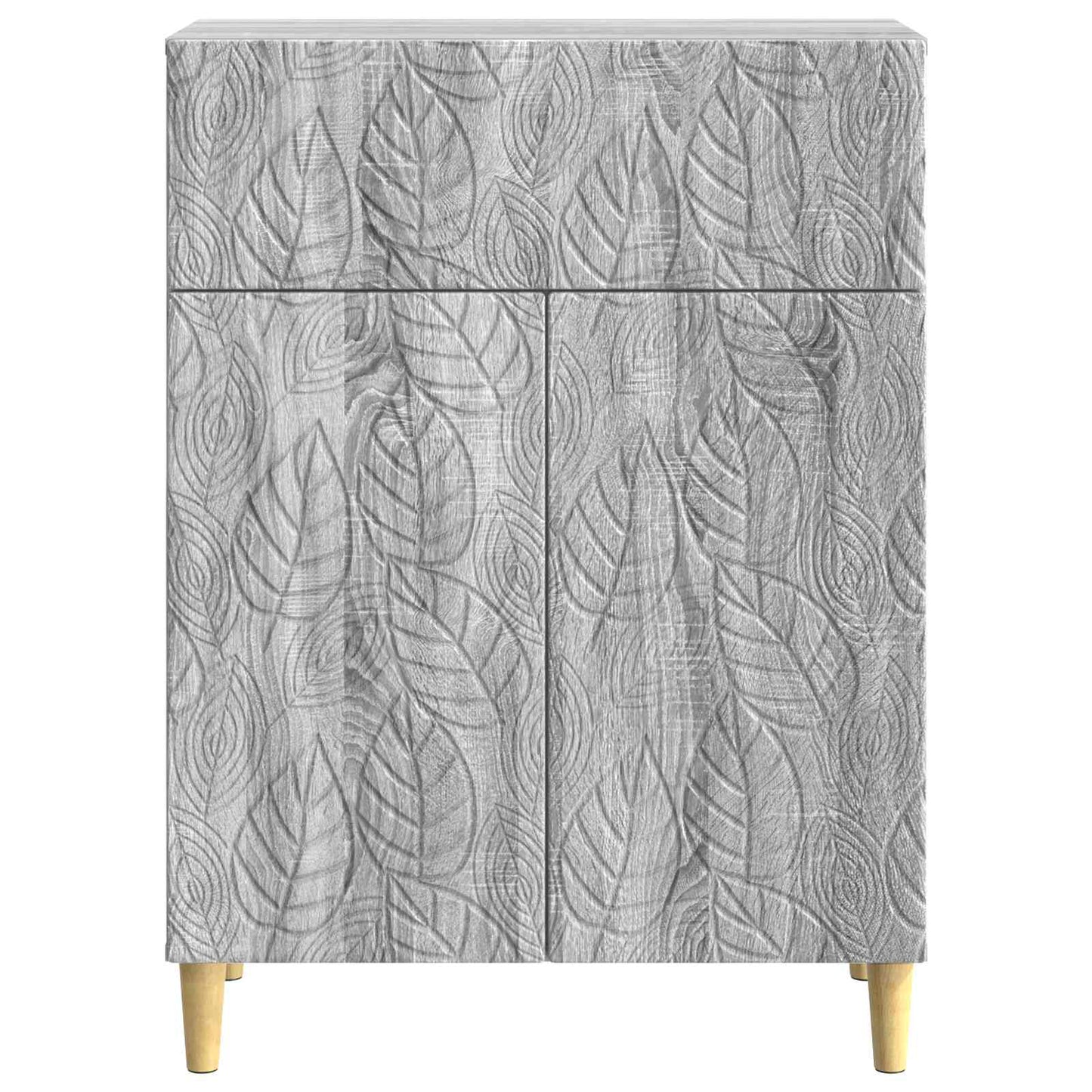 Sideboard Grå Sonoma 66 x 34,5 x 90 cm Konstrueret træ