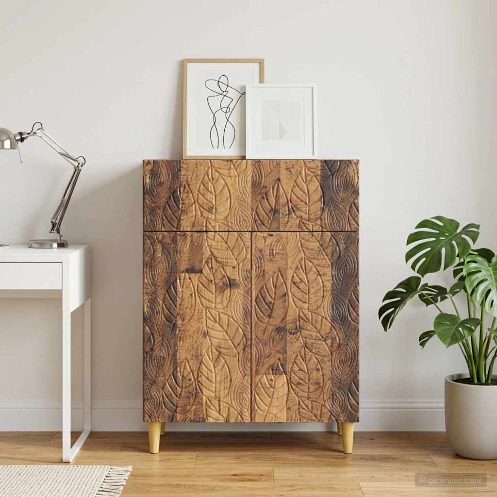Sideboard Gammelt træ 66 x 34,5 x 90 cm Konstrueret træ