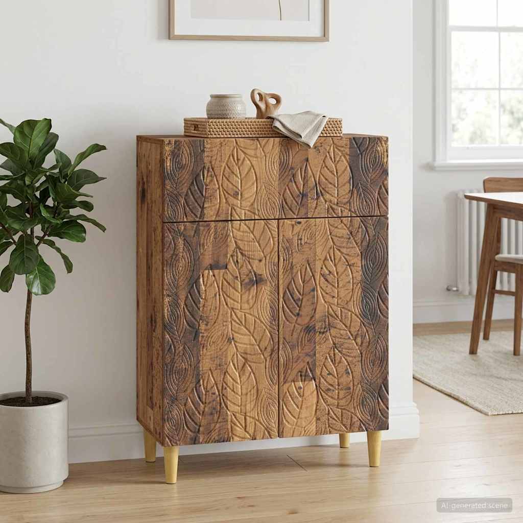 Sideboard Gammelt træ 66 x 34,5 x 90 cm Konstrueret træ