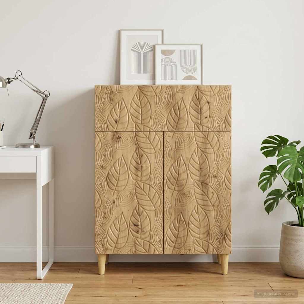 Sideboard Artisan-eg 66 x 34,5 x 90 cm Konstrueret træ