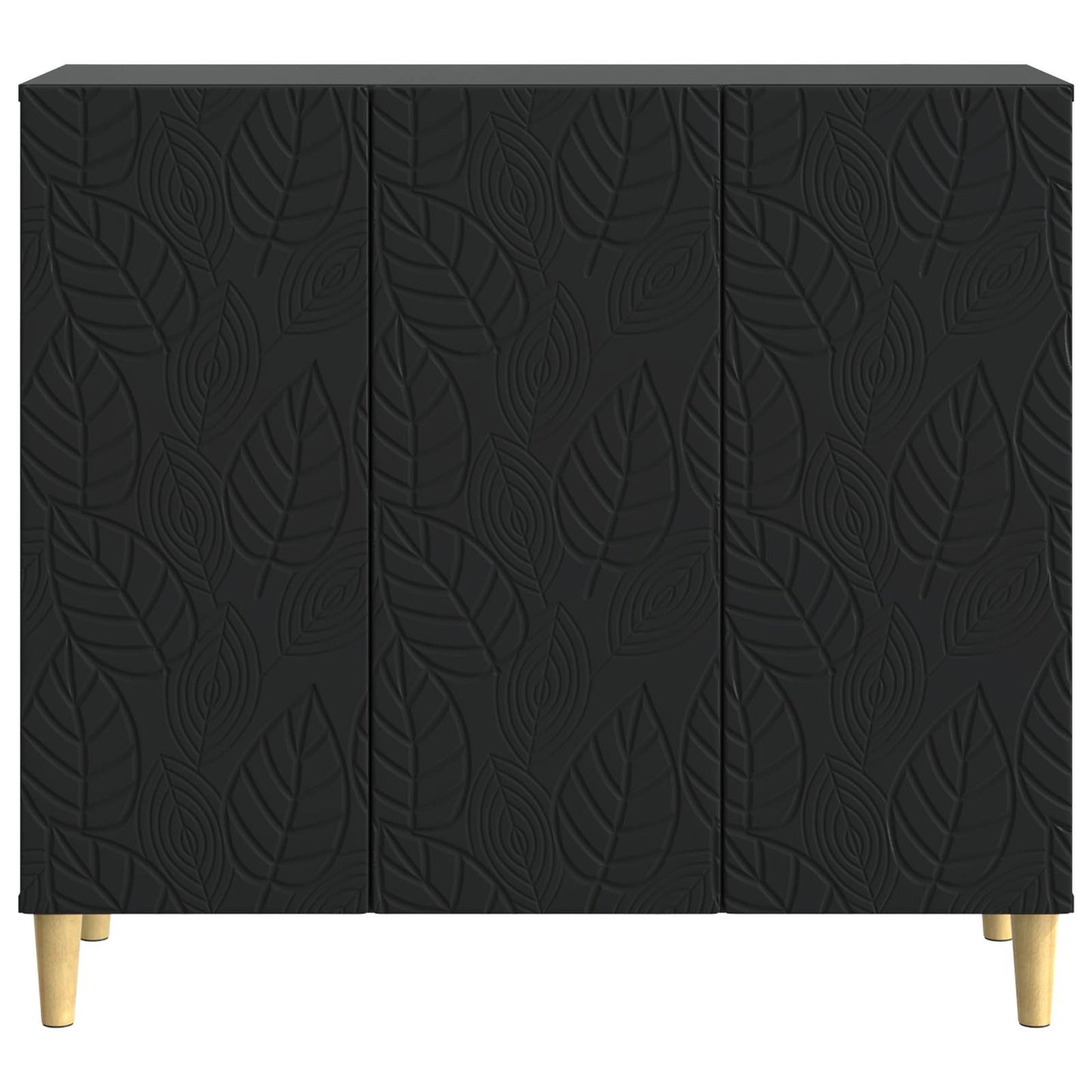 Sideboard Sort 89 x 34,5 x 80 cm Konstrueret træ