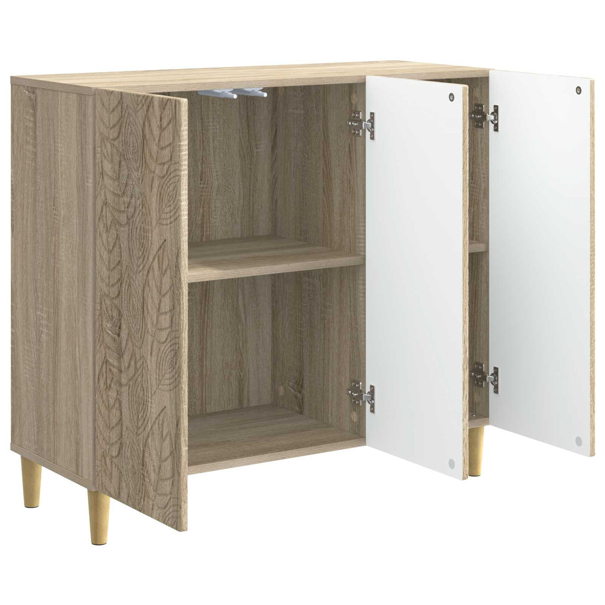 Sideboard Sonoma-eg 89 x 34,5 x 80 cm Konstrueret træ