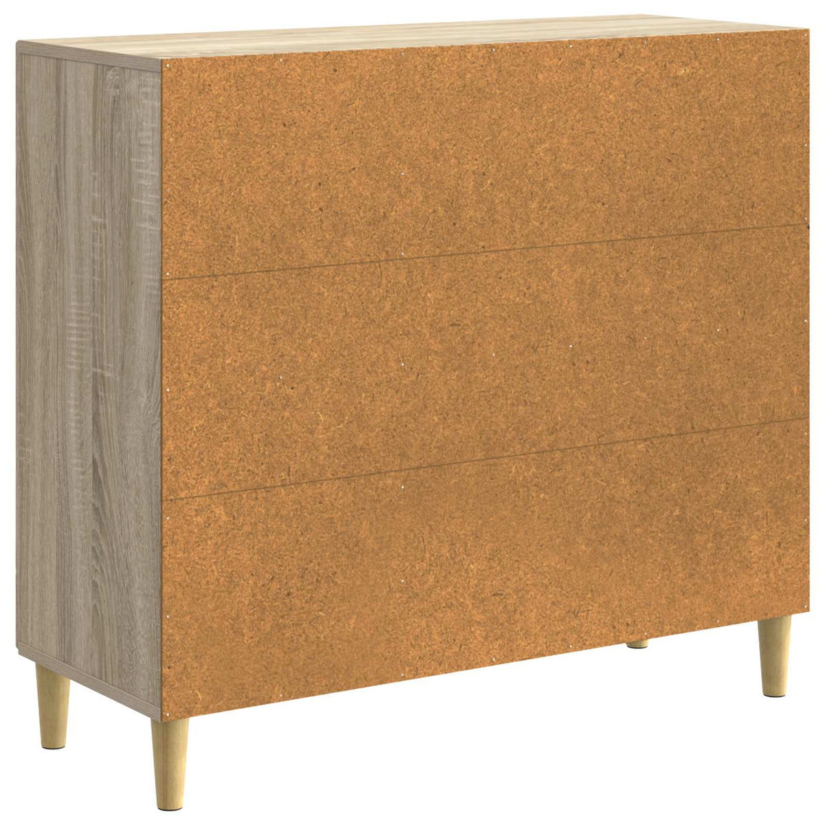 Sideboard Sonoma-eg 89 x 34,5 x 80 cm Konstrueret træ