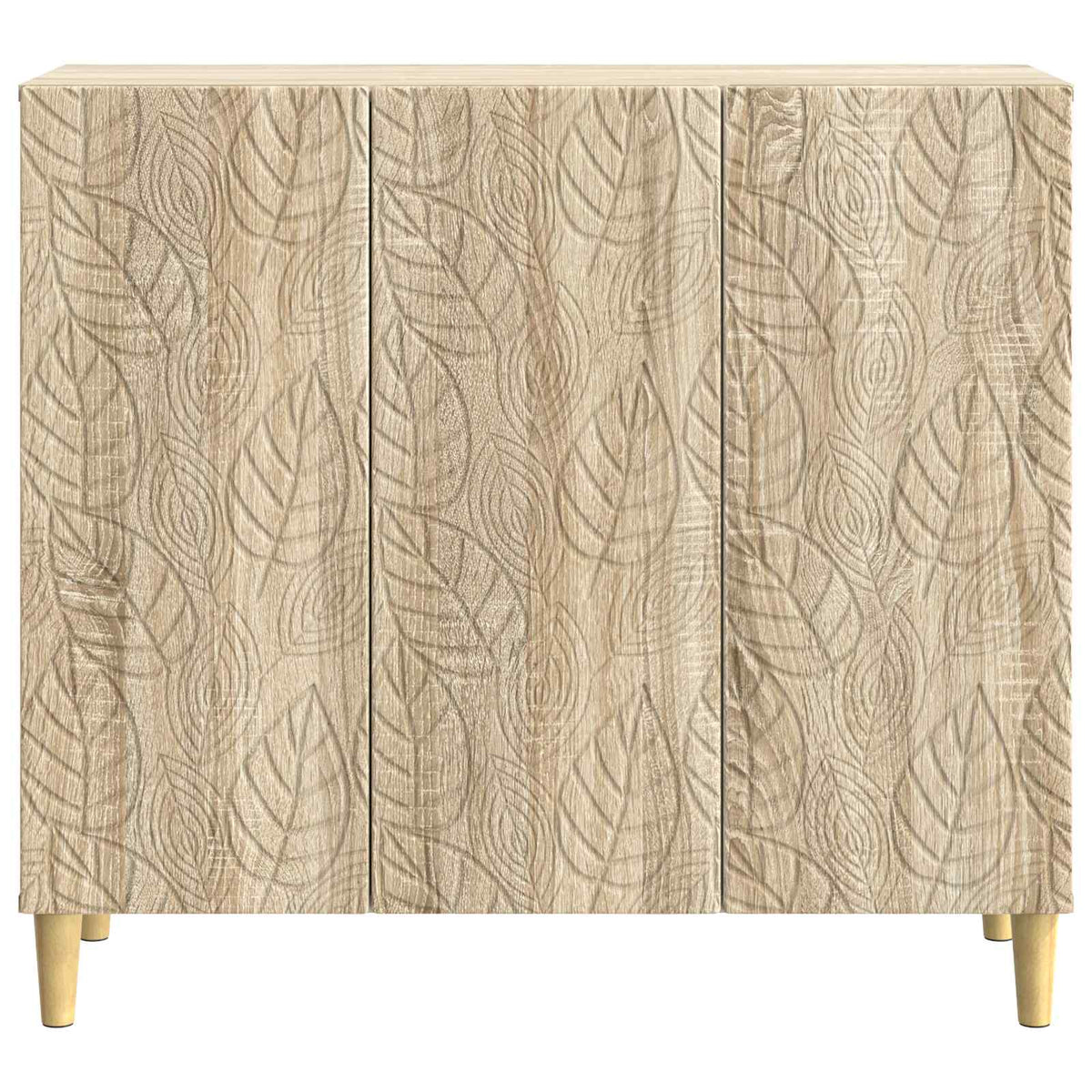 Sideboard Sonoma-eg 89 x 34,5 x 80 cm Konstrueret træ