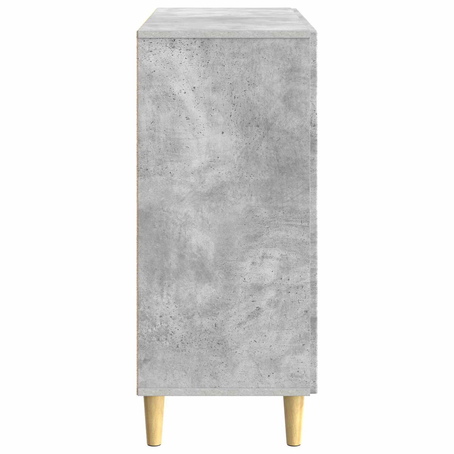 Sideboard Betongrå 89 x 34,5 x 80 cm Konstrueret træ