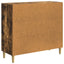 Sideboard Røget eg 89 x 34,5 x 80 cm Konstrueret træ