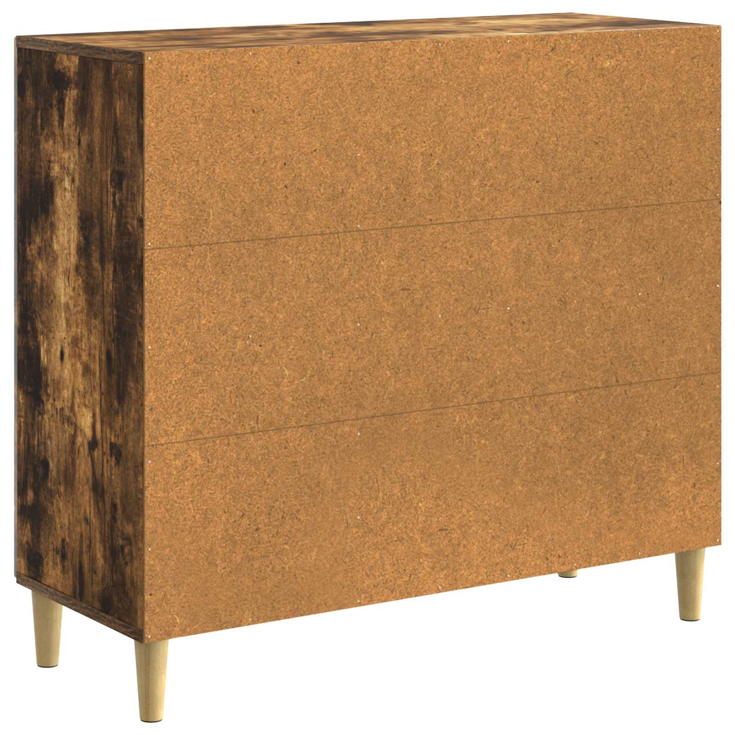 Sideboard Røget eg 89 x 34,5 x 80 cm Konstrueret træ