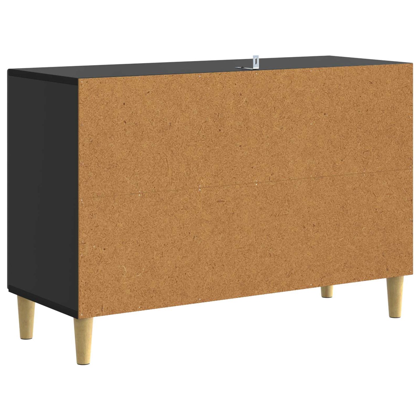 Sideboard Sort 89 x 34,5 x 60 cm Konstrueret træ