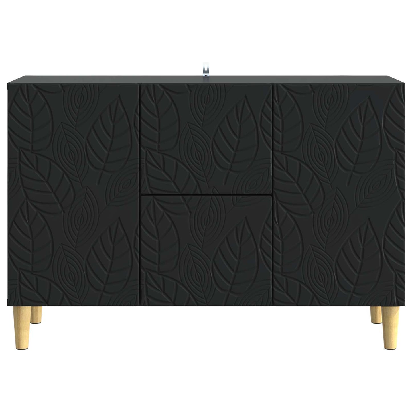 Sideboard Sort 89 x 34,5 x 60 cm Konstrueret træ