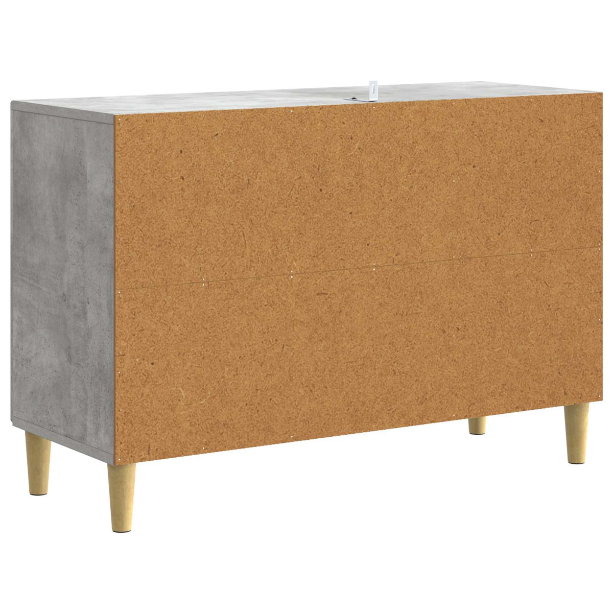 Sideboard Betongrå 89 x 34,5 x 60 cm Konstrueret træ