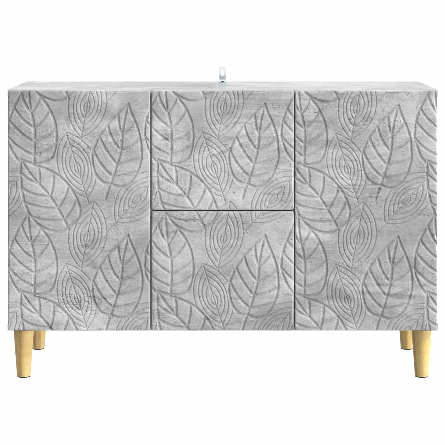 Sideboard Betongrå 89 x 34,5 x 60 cm Konstrueret træ