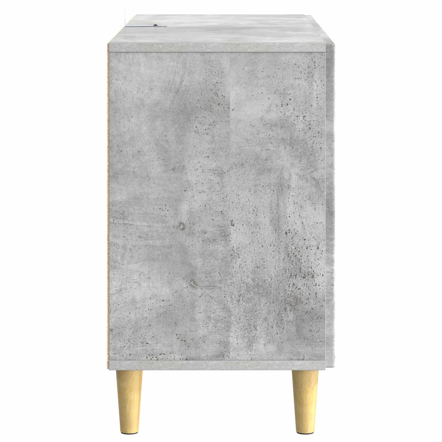 Sideboard Betongrå 89 x 34,5 x 60 cm Konstrueret træ
