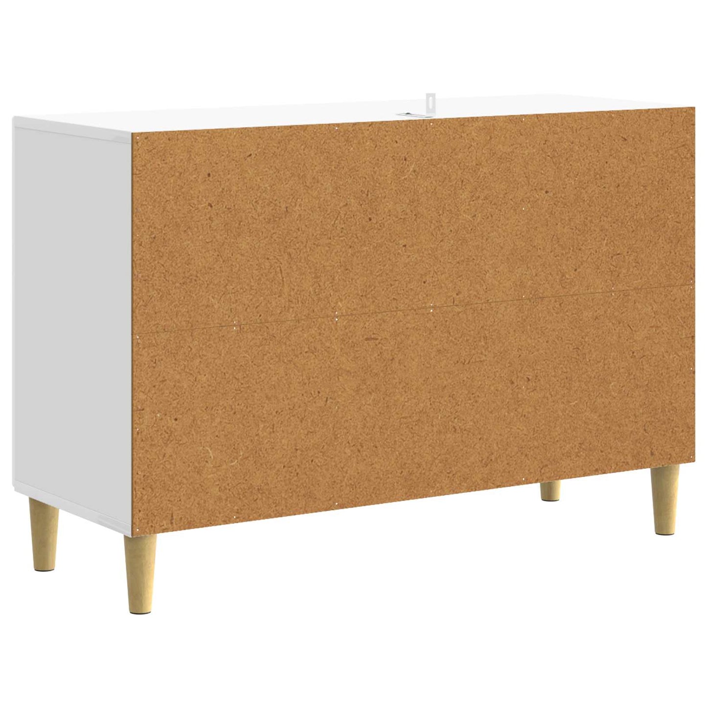 Sideboard Hvid højglans 89 x 34,5 x 60 cm Konstrueret træ
