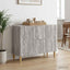 Sideboard Grå Sonoma 89 x 34,5 x 60 cm Konstrueret træ