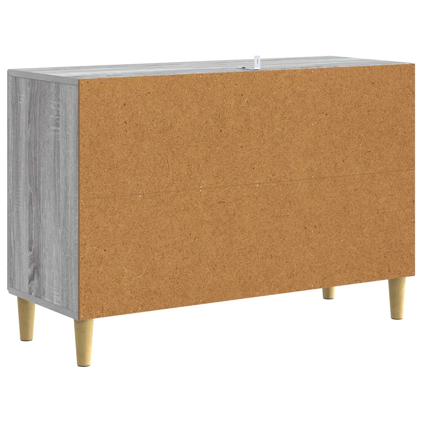 Sideboard Grå Sonoma 89 x 34,5 x 60 cm Konstrueret træ
