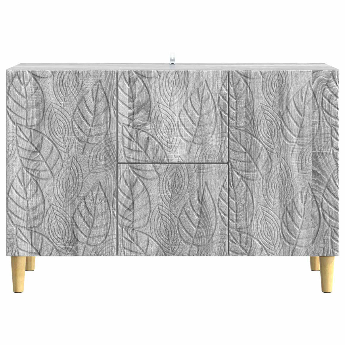 Sideboard Grå Sonoma 89 x 34,5 x 60 cm Konstrueret træ