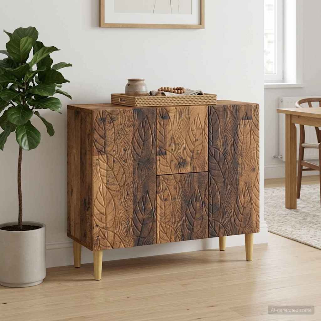 Sideboard Gammelt træ 89 x 34,5 x 60 cm Konstrueret træ