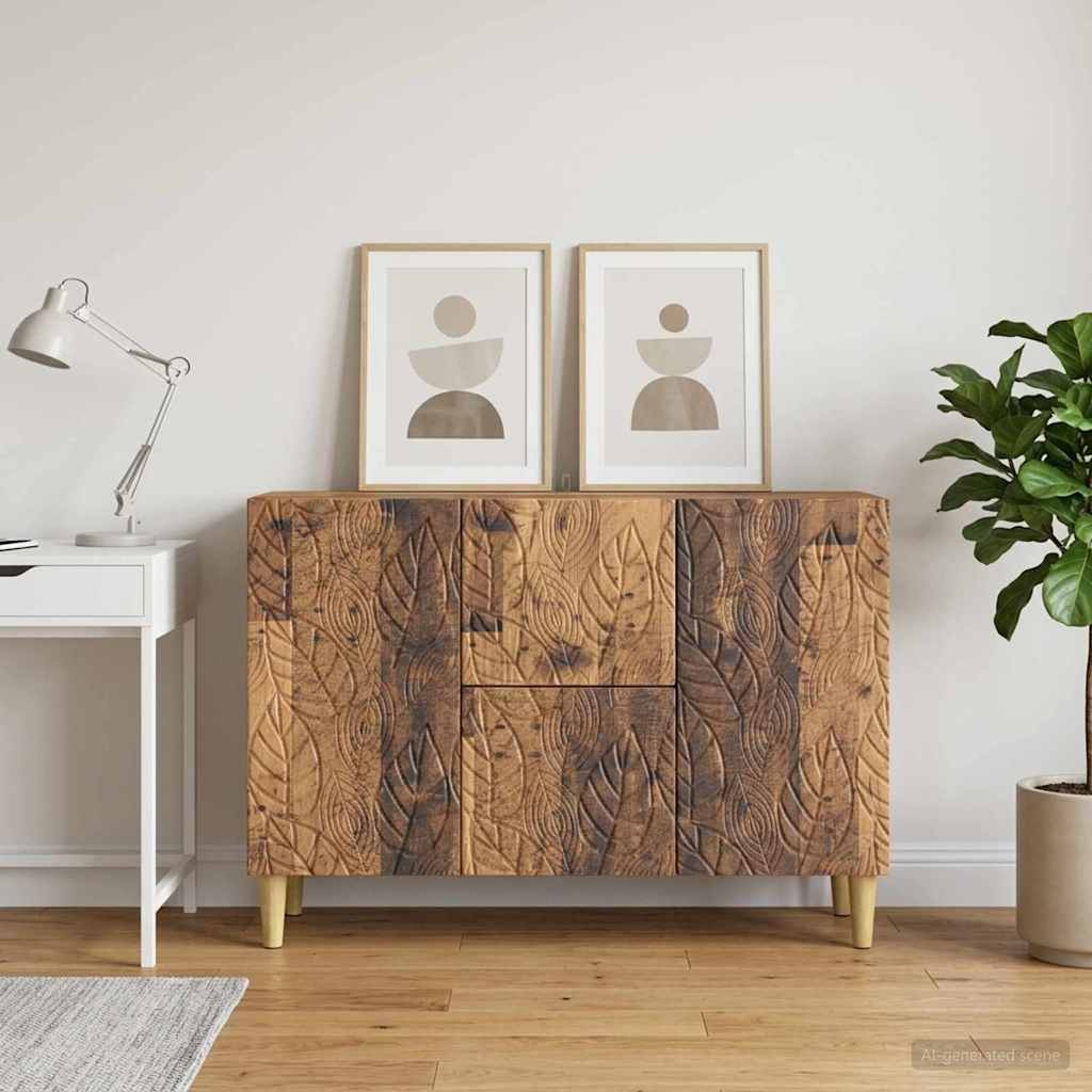 Sideboard Gammelt træ 89 x 34,5 x 60 cm Konstrueret træ