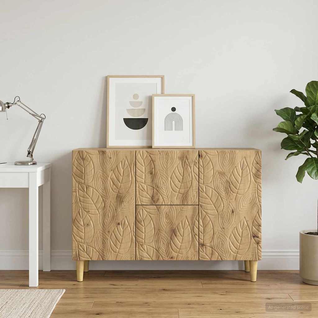 Sideboard Artisan-eg 89 x 34,5 x 60 cm Konstrueret træ