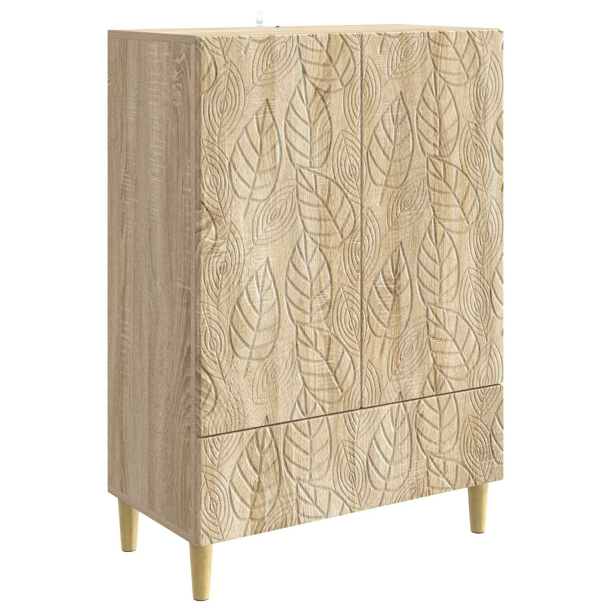 Sideboard Sonoma-eg 66 x 34,5 x 95 cm Konstrueret træ