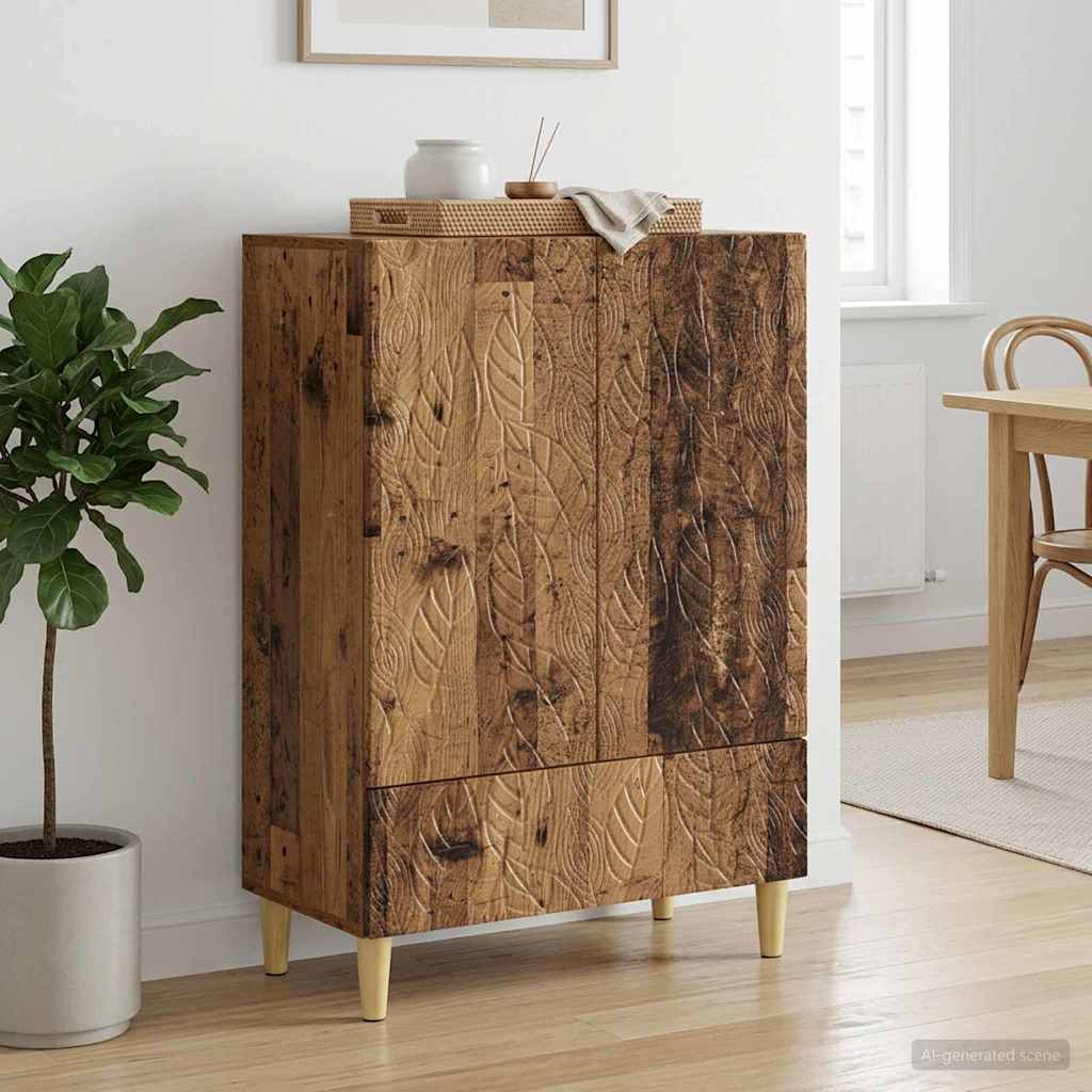 Sideboard Gammelt træ 66 x 34,5 x 95 cm Konstrueret træ