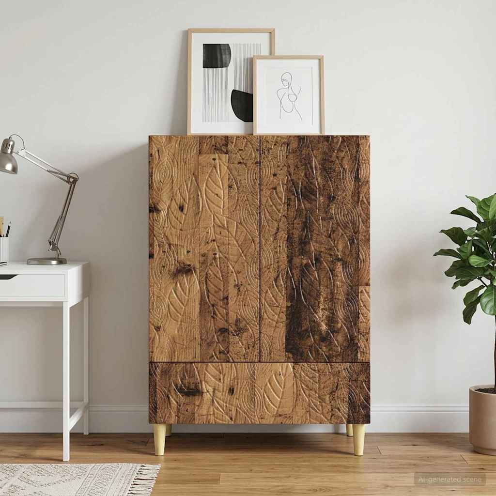 Sideboard Gammelt træ 66 x 34,5 x 95 cm Konstrueret træ