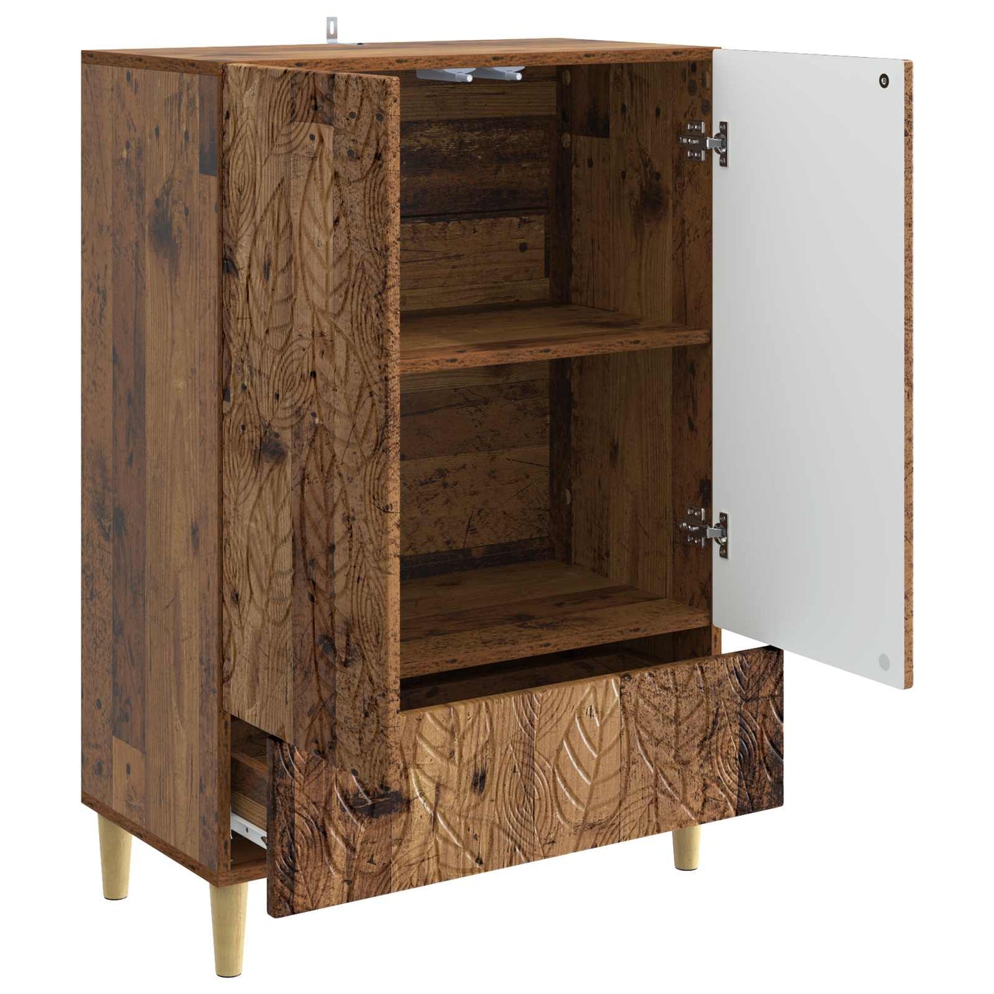 Sideboard Gammelt træ 66 x 34,5 x 95 cm Konstrueret træ