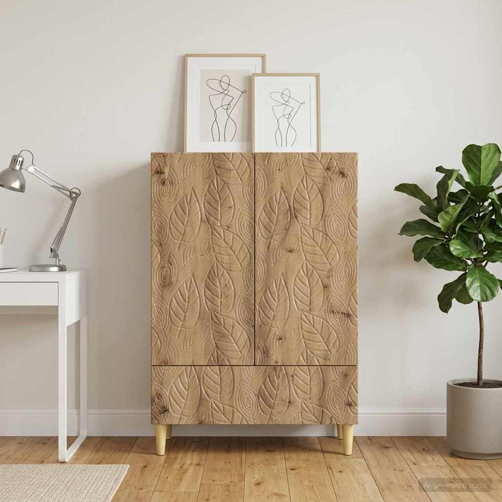 Sideboard Artisan-eg 66 x 34,5 x 95 cm Konstrueret træ