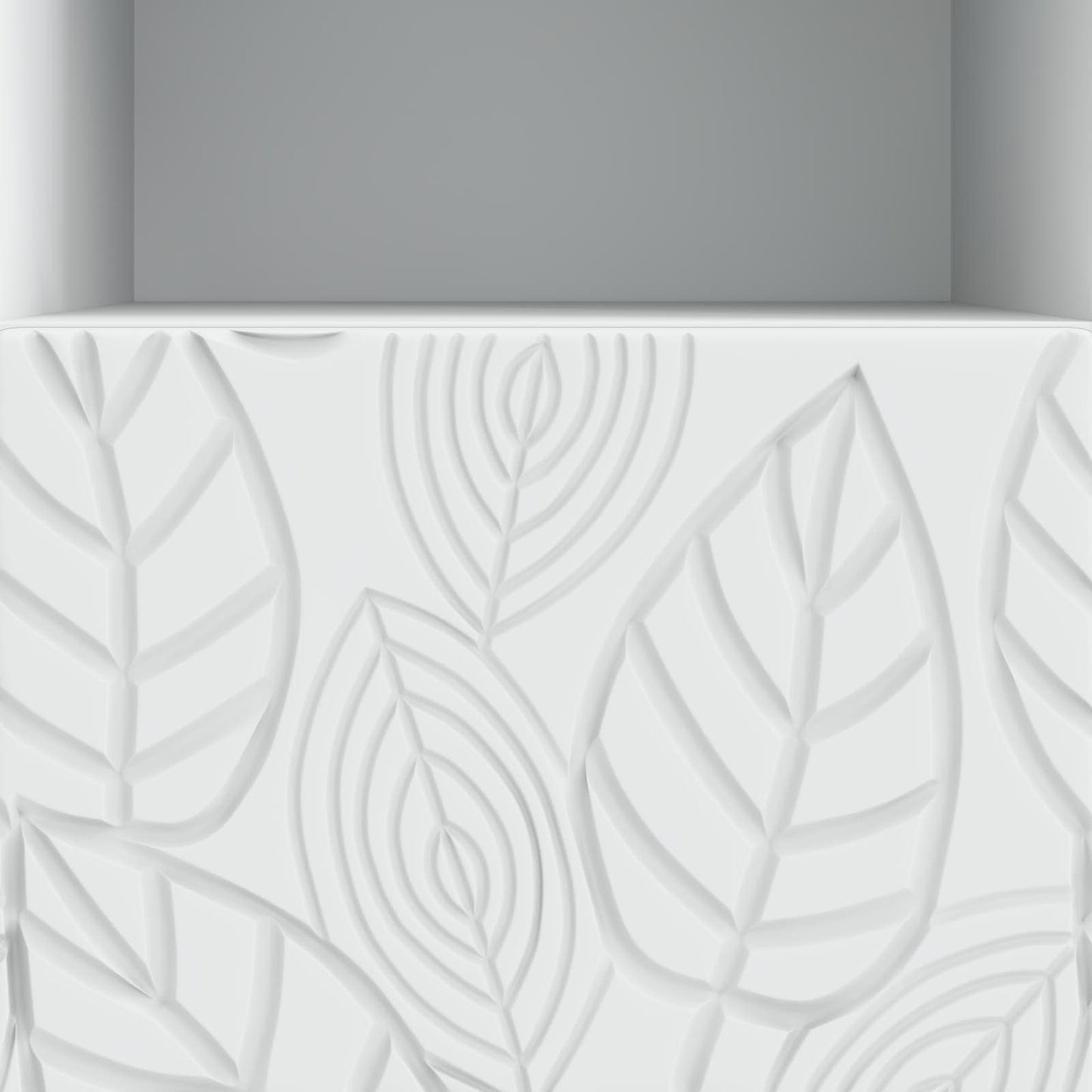 TV-skab 102 x 34,5 x 50 cm Hvid Konstrueret træ