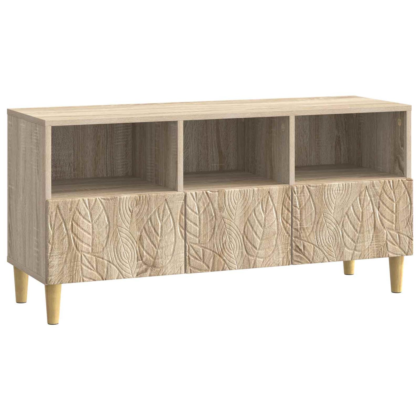 TV-skab 102 x 34,5 x 50 cm Sonoma-eg Konstrueret træ