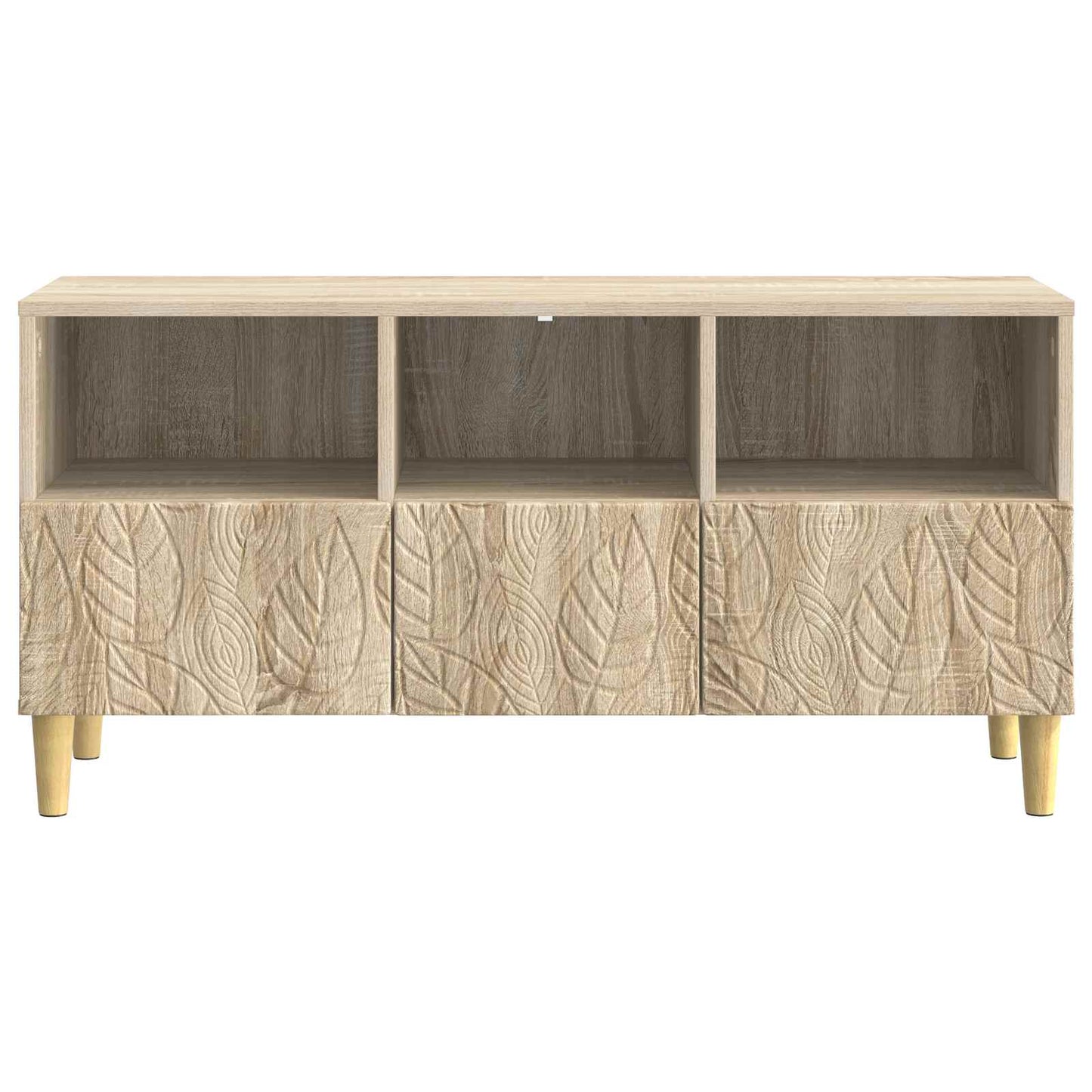 TV-skab 102 x 34,5 x 50 cm Sonoma-eg Konstrueret træ