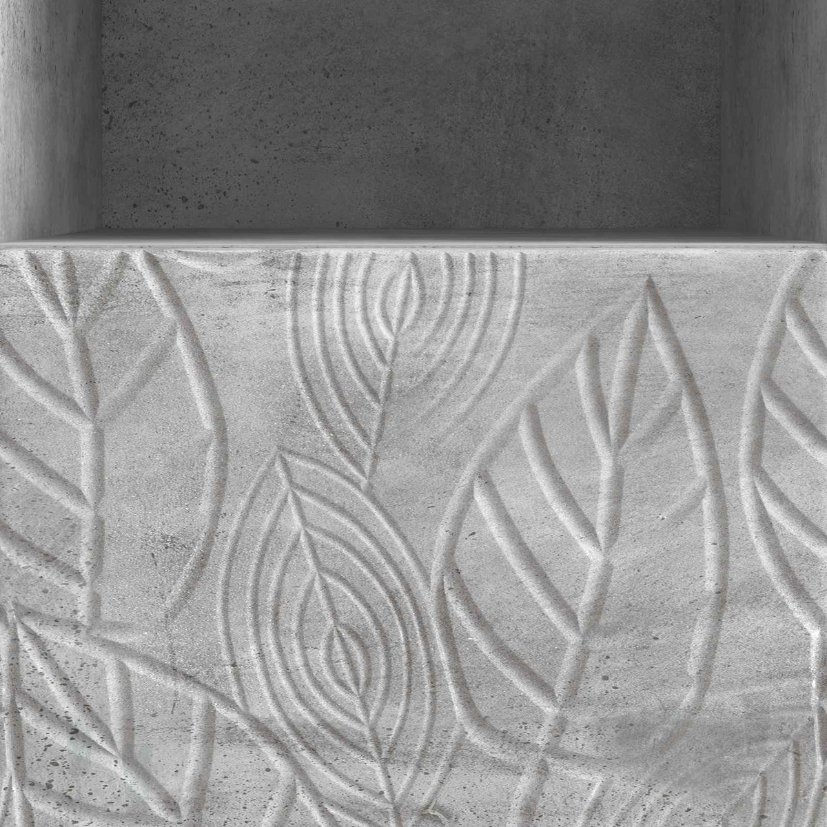 TV-skab 102 x 34,5 x 50 cm Betongrå Konstrueret træ