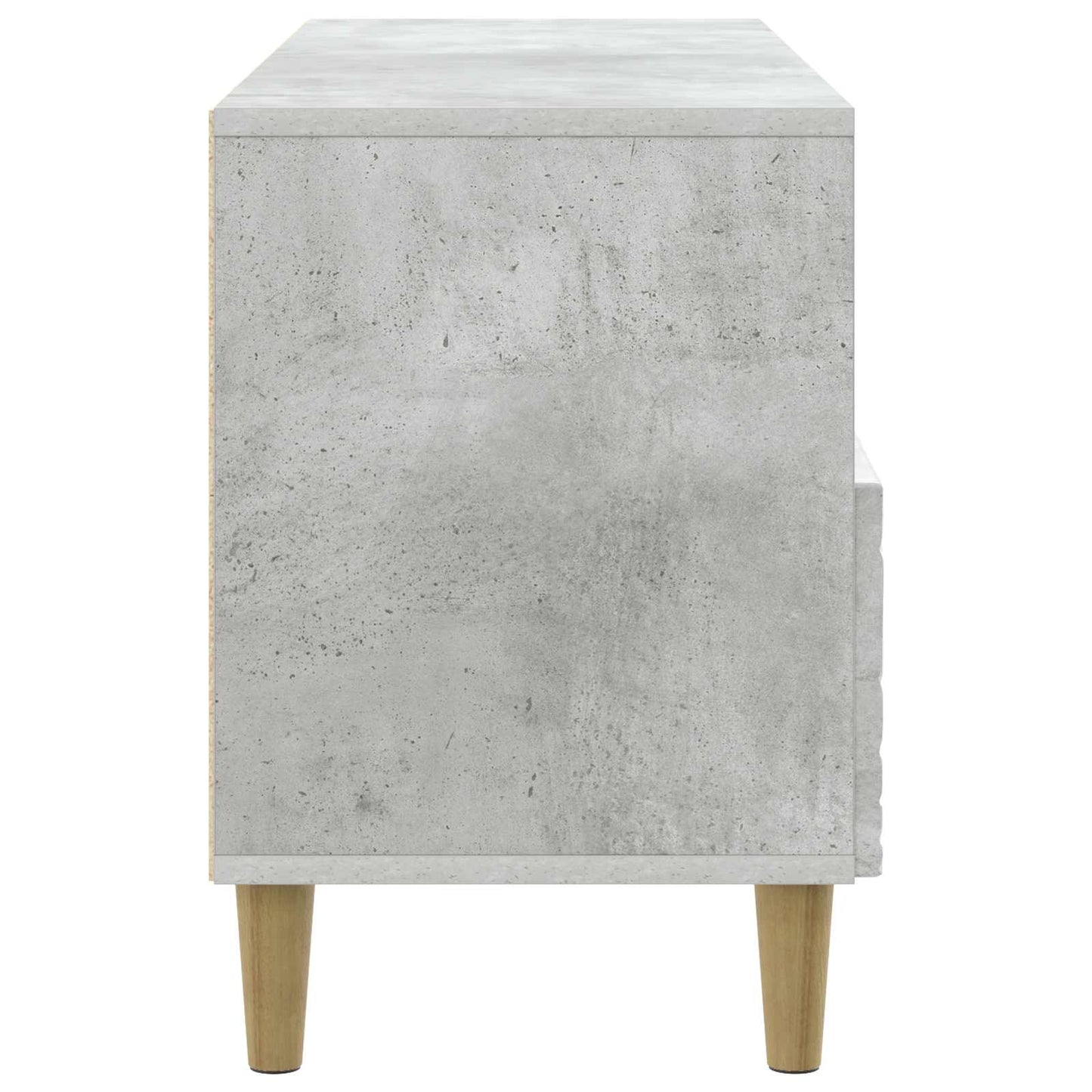 TV-skab 102 x 34,5 x 50 cm Betongrå Konstrueret træ
