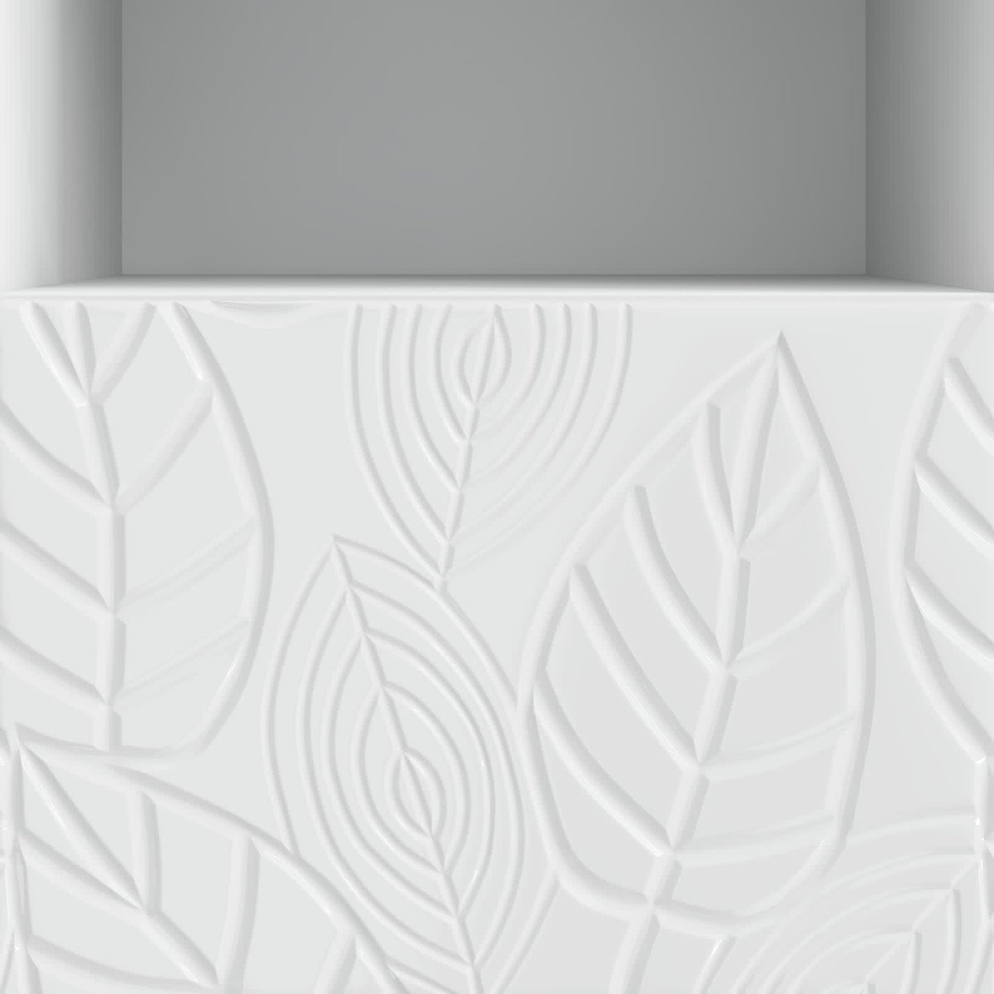 TV-skab 102 x 34,5 x 50 cm Hvid højglans Konstrueret træ