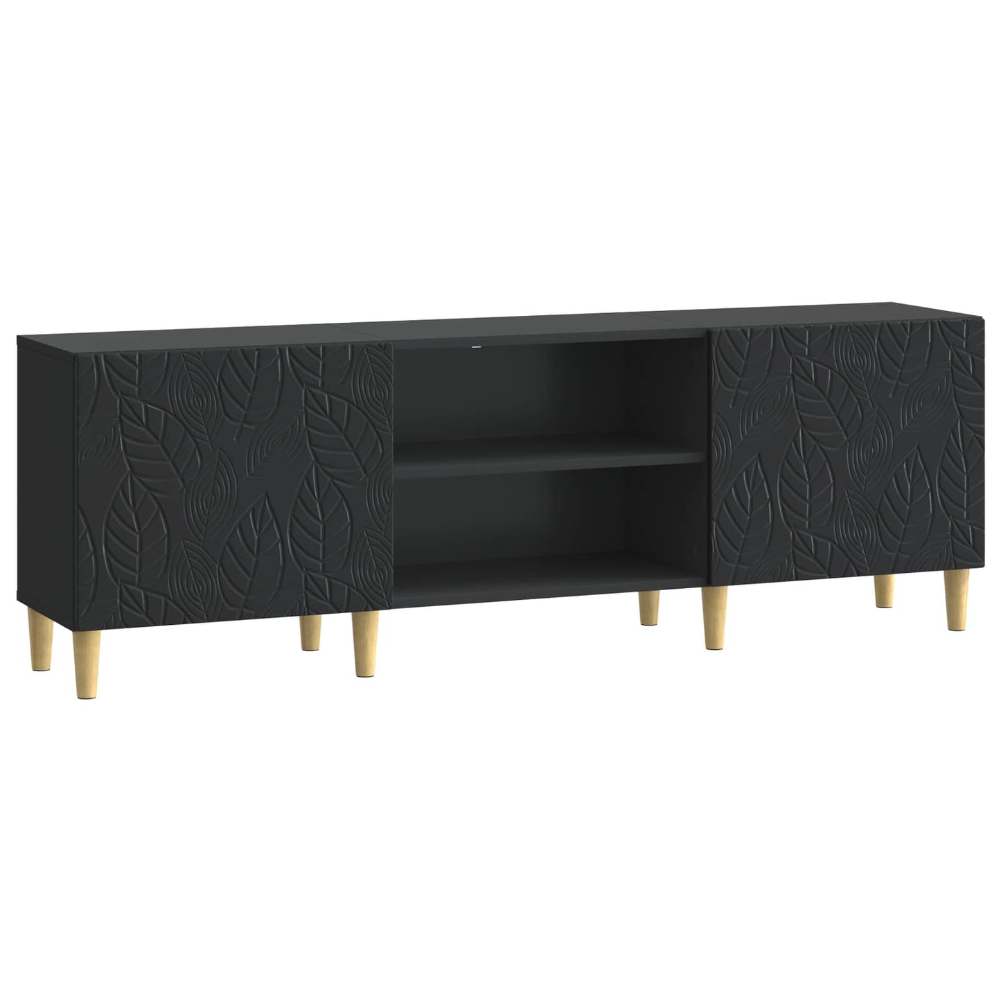TV-skab 150 x 31 x 50 cm Sort Konstrueret træ